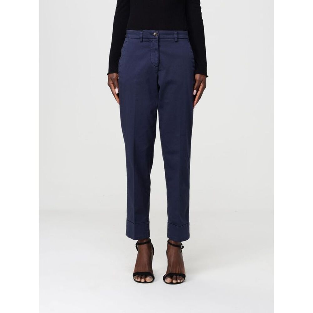 Mason's Women Stretch Cotton Cropped Fit Trousers Mason's
